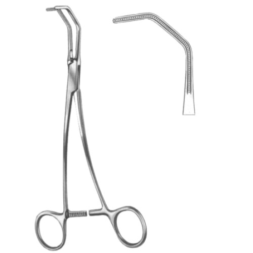 Satinsky/De Bakey Atrauma Tangential Occlusion Clamps BJ 20cm/8