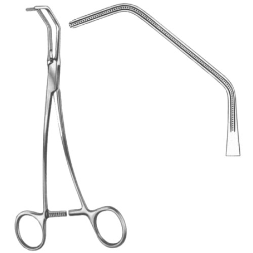 Satinsky/De Bakey Atrauma Tangential Occlusion Clamps BJ 28cm/11