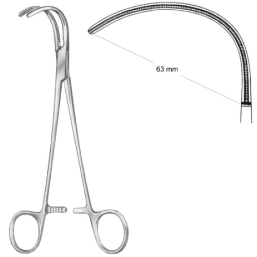 Glover Anastomosis Clamps BJ 63mm 19.5cm/7 3/4