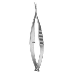 Vannas Iridectomy Scissors Curved 8cm/3 1/4