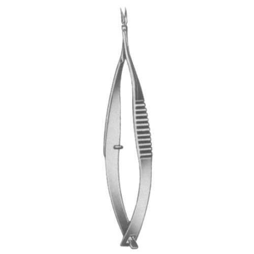 Vannas Iridectomy Scissors Curved 8cm/3 1/4