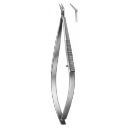 Aebli Iridectomy Scissors Curved on Flat 10cm/4