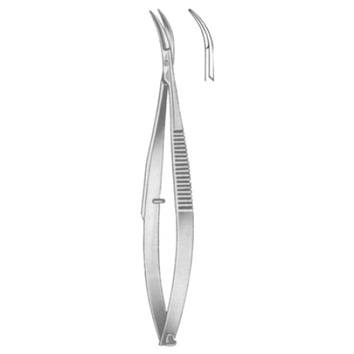 Castroviejo Iridectomy Scissors Curved 10cm/4