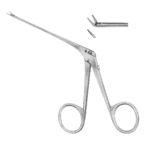 Micro Ear Polypus Forceps 0.9 x 1.1mm Cup-Shaped 8cm/3 1/4