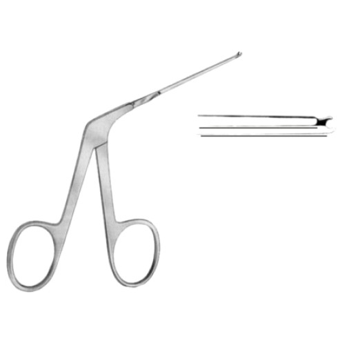 Fisch Micro Ear Forceps 8cm/3 1/4