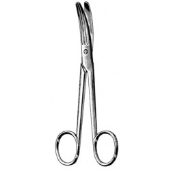 Schoemaker Goitre Scissors cvd 15cm