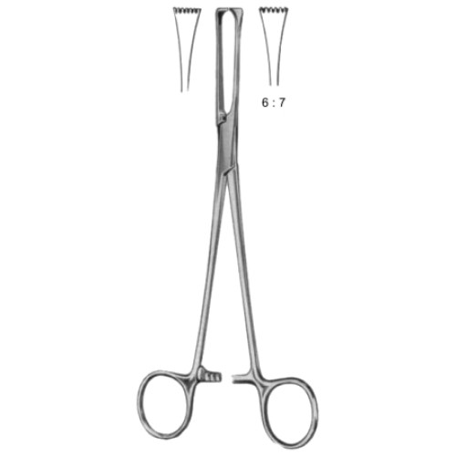 Thoms-Allis Intestinal Atrauma Tissue Forceps BJ 20cm/8