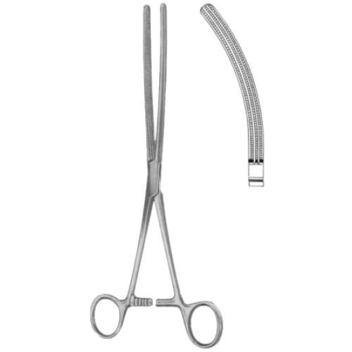 Doyen-Atrauma Intestinal Clamps Forceps BJ Curved 16cm/6 1/4