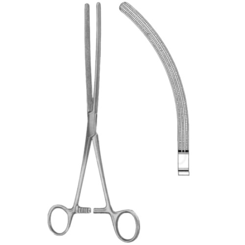 Doyen-Atrauma Intestinal Clamps Forceps BJ Curved 18cm/7