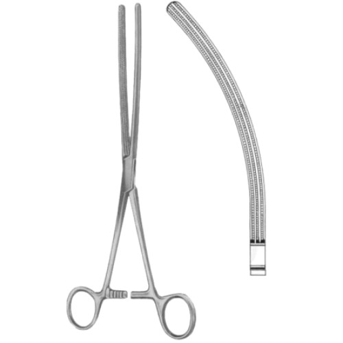 Doyen-Atrauma Intestinal Clamps Forceps BJ Curved 21cm/8 1/4