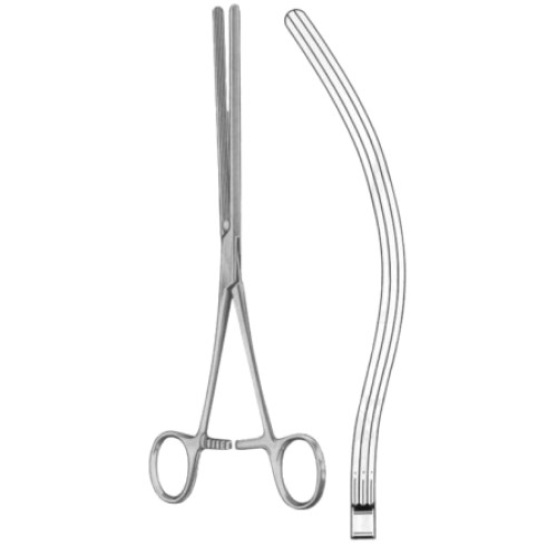 Kocher Intestinal Clamps Forceps BJ Curved 25cm/10