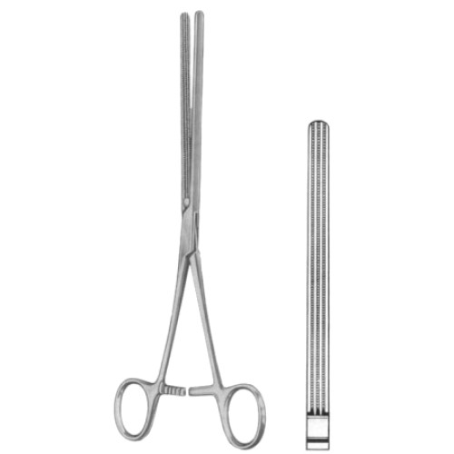 Kocher-Atrauma Intestinal Clamps Forceps BJ Straight 22cm/8 3/4