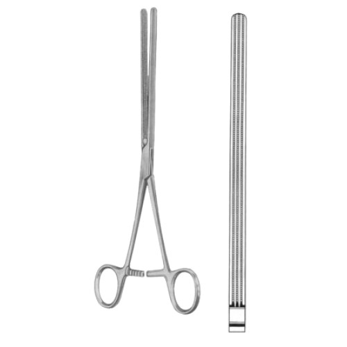 Kocher-Atrauma Intestinal Clamps Forceps BJ Straight  25cm/10