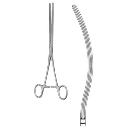 Kocher-Atrauma Intestinal Clamps Forceps BJ Curved 28cm/11