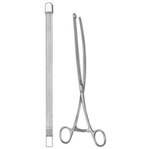 Nussbaum Intestinal Clamps Forceps BJ Curved 25cm/10