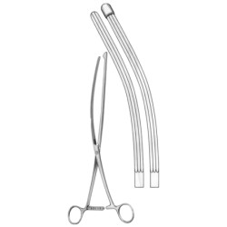 Nussbaum Stomach Clamps Forceps BJ Curved 30cm/12