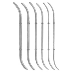 Hank Uterine Dilator set/6 w/o pouch