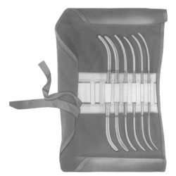 Hank Uterine Dilator set/6 with pouch