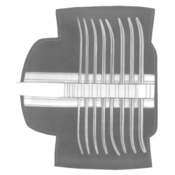 Pratt Uterine Dilator set/8 with pouch