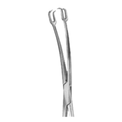 Schroeder Tenaculum Forceps BJ 2:2 Curved Sideway 24cm/9 1/2