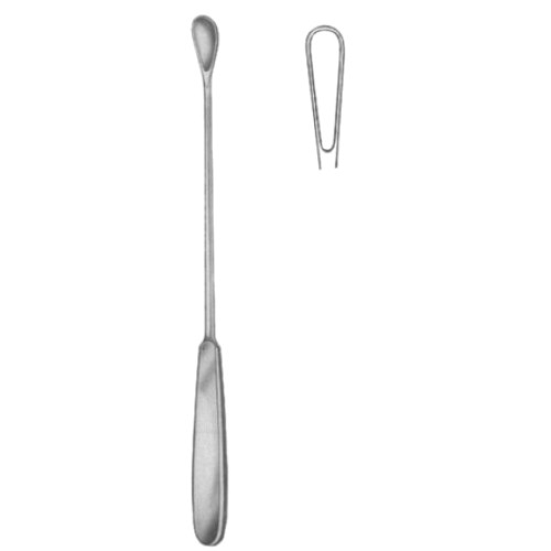 Gourdet Uterine Curettes   6mm 28cm/11