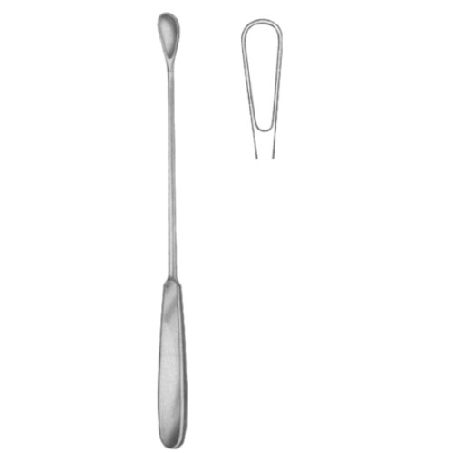 Gourdet Uterine Curettes   8mm 28cm/11