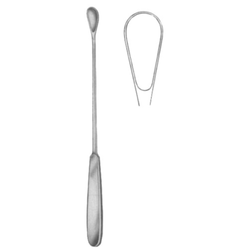 Gourdet Uterine Curettes 14mm 28cm/11