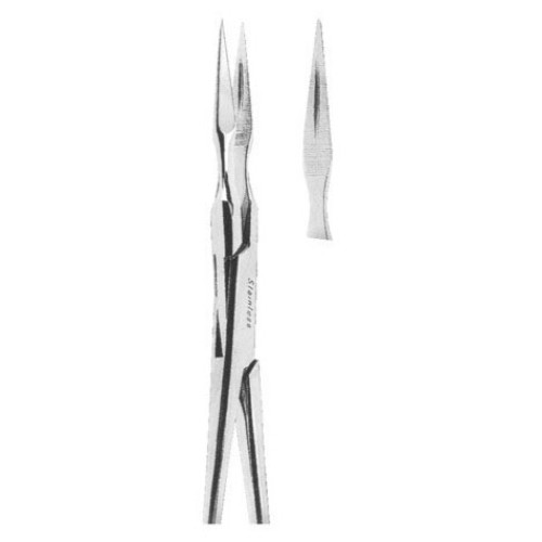 Root splinter extracting forceps Fig. 1